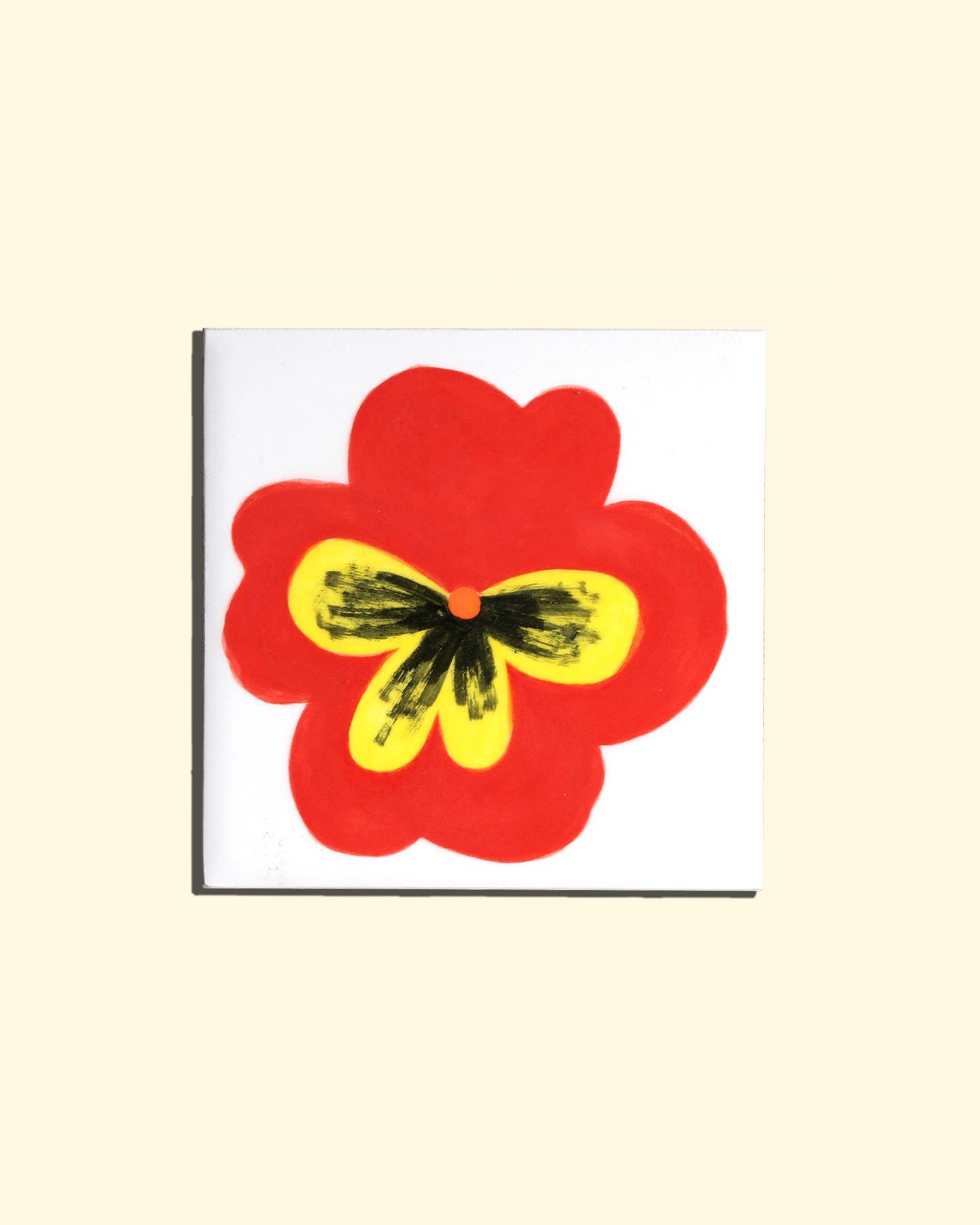 'Pansy 3' tile