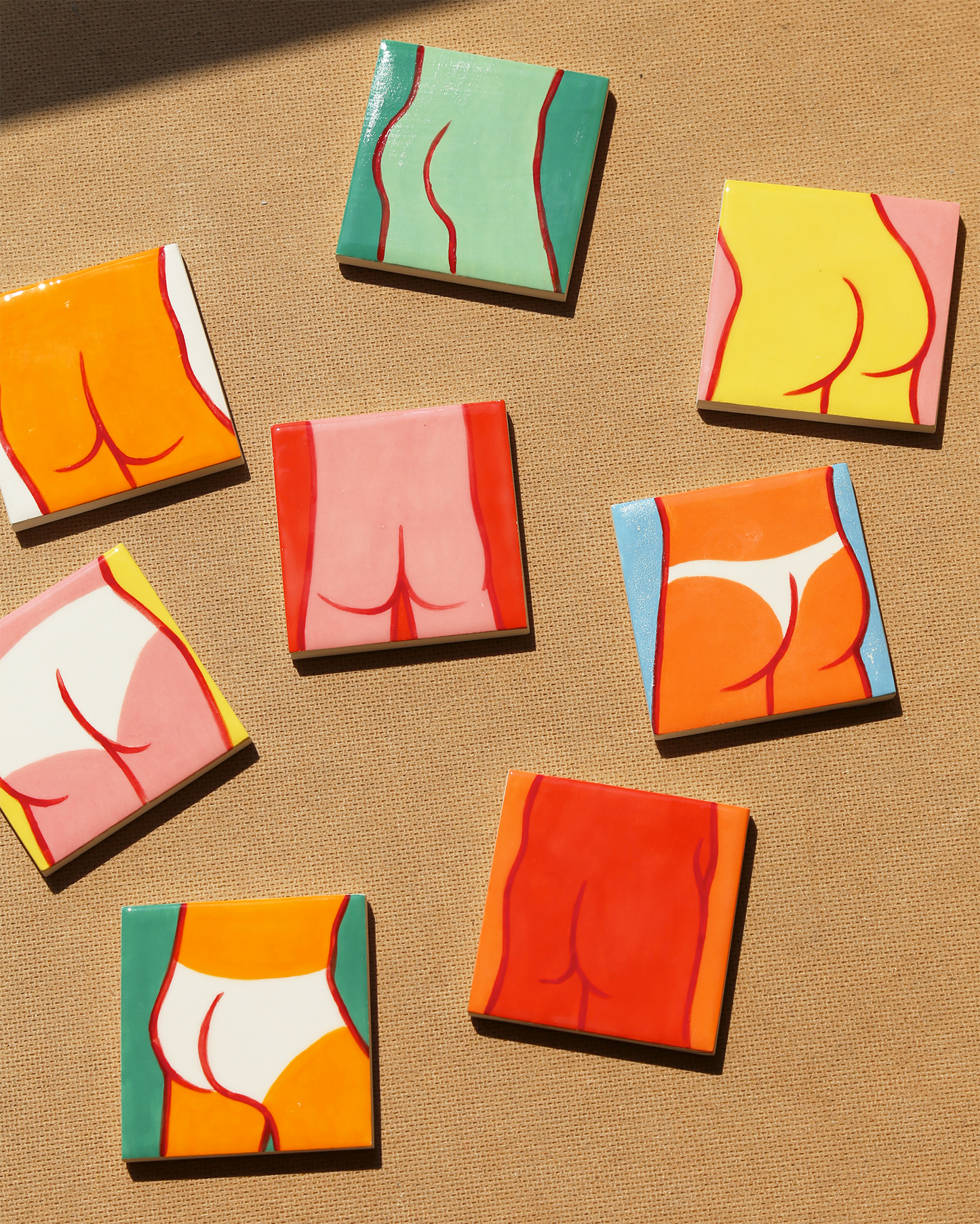 'Peachy 6' tile