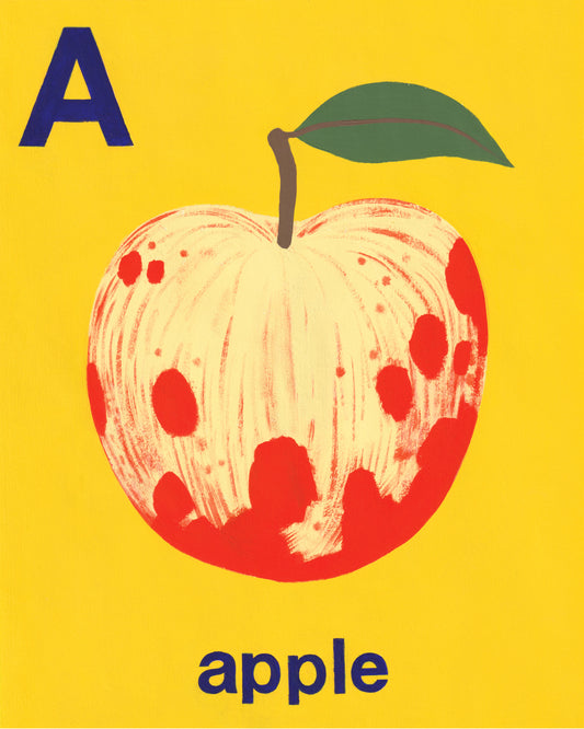 'A is for Apple' giclée print
