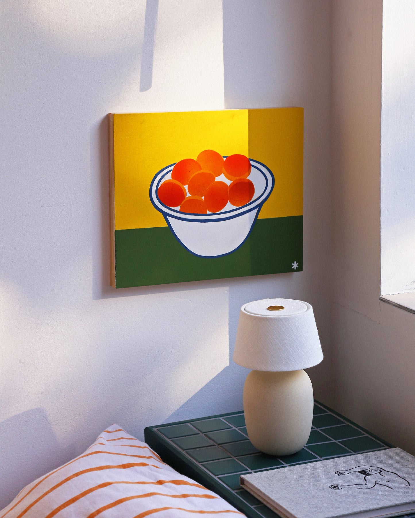 'Apricots' painting, 2024