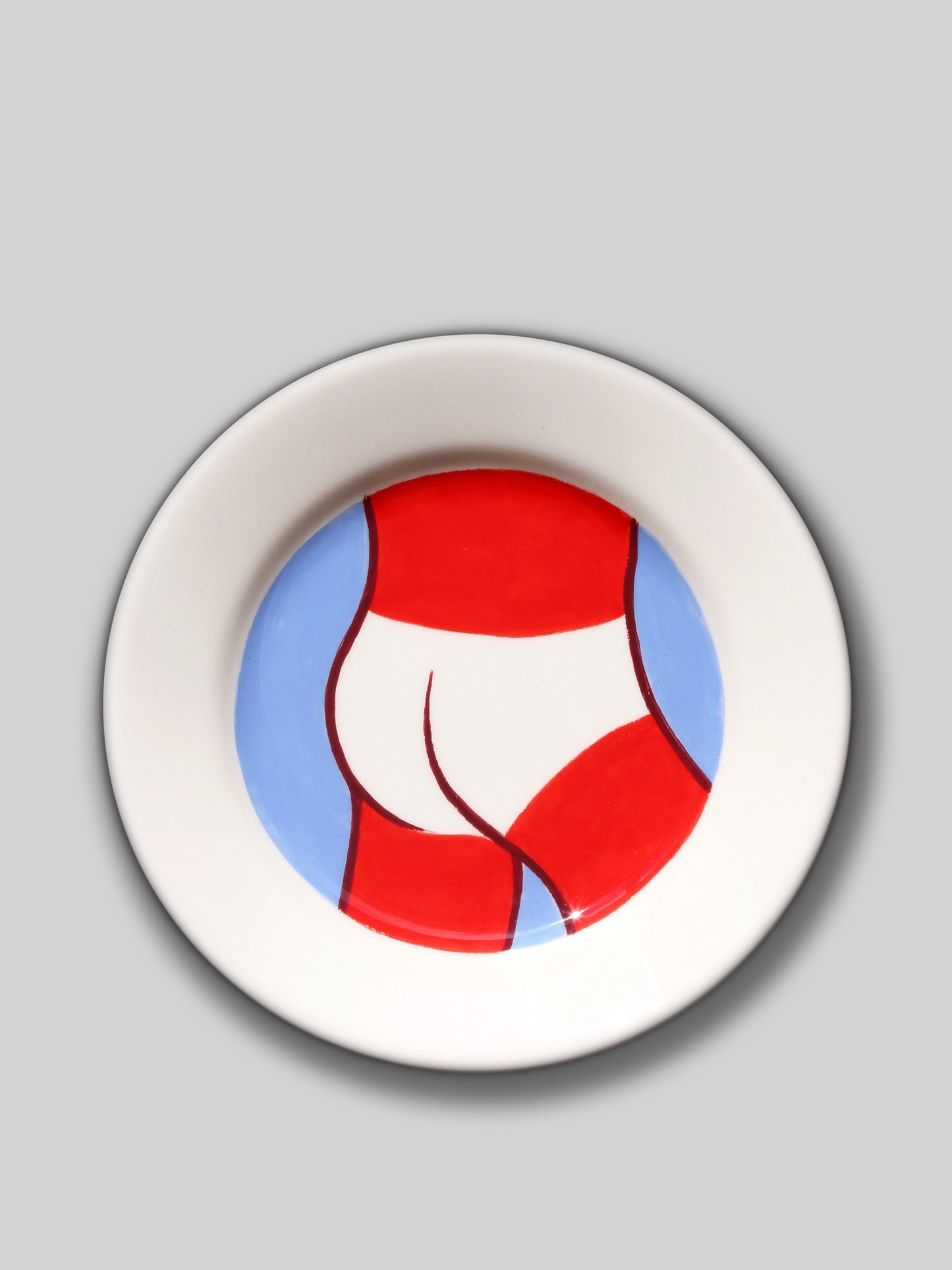 'sam, with tan lines' plate