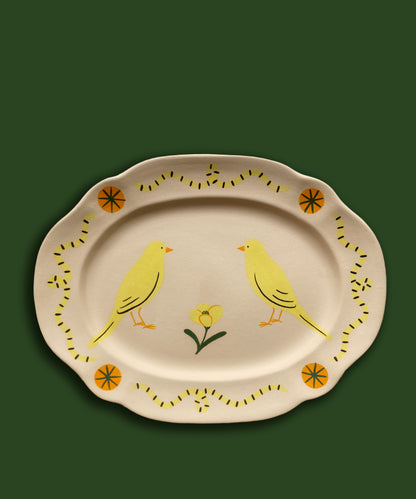 'Common Canaries' platter, 2023